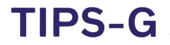 Image with the words 'TIPS-G' in bold, blue font on a white background.